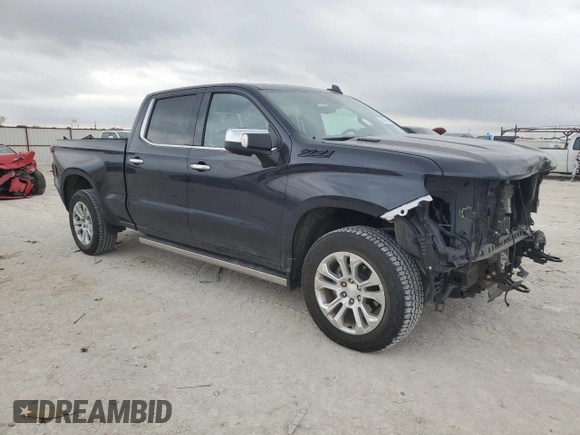 2023 Chevrolet Silverado 1500 LTZ with VIN 3GCUDGE84PG192610, listed as a Copart auction lot 86396384 with 34,036 mi miles and Salvage Title. Bid and sale history available at carsss.com. Image 4.