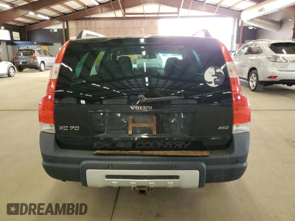 2007 Volvo XC70 with VIN YV4SZ592371274858, listed as a Copart auction lot 54726745 with 275,830 mi miles and Clean Title. Bid and sale history available at carsss.com. Image 6.
