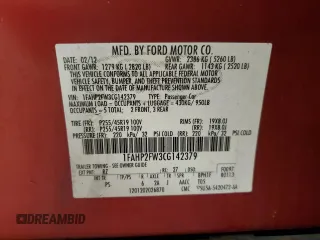 2012 Ford Taurus Limited z VIN 1FAHP2FW3CG142379, wystawiony jako Copart lot #55456245 z przebiegiem 145 311 mil mil oraz Szkoda całkowita • Salvage title. Historia ofert i sprzedaży dostępna na DreamBid. Obrazek 12.