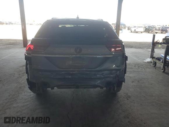 2022 Volkswagen Atlas SE with VIN 1V2HE2CA0NC228640, listed as a Copart auction lot 53285105 with 56,017 mi miles and Salvage title. Bid and sale history available at DreamBid. Image 6.