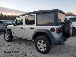 2022 Jeep Wrangler Unlimited Willys Sport with VIN 1C4HJXDM8NW224563, listed as a Copart auction lot 87717815 with 25,872 mi miles and Salvage Title. Bid and sale history available at DreamBid. Image 2.