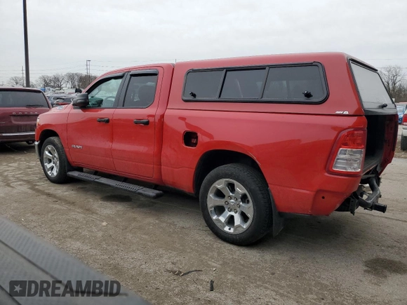 2023 Ram 1500 Big Horn with VIN 1C6RRFBG4PN525383, listed as a Copart auction lot 43139465 with 20,769 mi miles and Salvage Title. Bid and sale history available at carsss.com. Image 2.