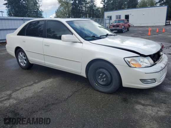 2002 Toyota Avalon XL with VIN 4T1BF28B32U220720, listed as a Copart auction lot 53986365 with 152,346 mi miles and Salvage Title. Bid and sale history available at carsss.com. Image 4.