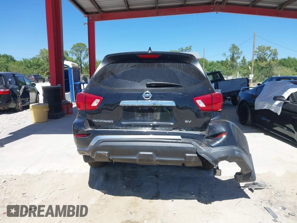 2020 Nissan Pathfinder SV with VIN 5N1DR2BN3LC617693, listed as a IAAI auction lot 41838832 with Not Provided miles. Bid and sale history available at carsss.com. Image 15.