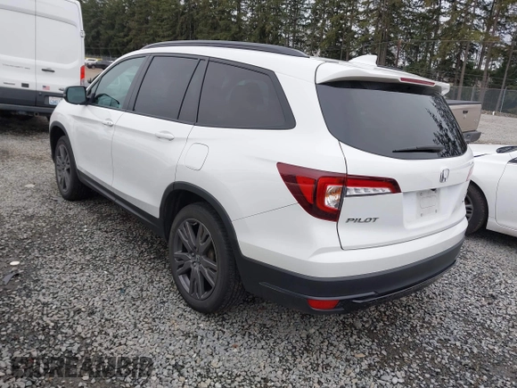 2022 Honda Pilot Sport z VIN 5FNYF6H37NB067593, wystawiony jako IAAI lot #41773225 z przebiegiem 55 480 mil mil oraz . Historia ofert i sprzedaży dostępna na DreamBid. Obrazek 3.