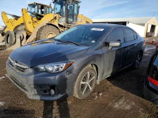2020 Subaru Impreza Premium with VIN 4S3GKAD65L3604059, listed as a Copart auction lot 87608985 with 143,845 mi miles and Salvage Title. Bid and sale history available at carsss.com. Image 1.