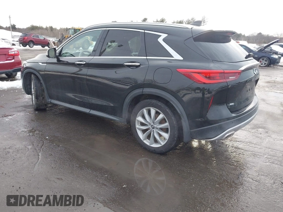 2019 Infiniti QX50 Essential with VIN 3PCAJ5M39KF112321, listed as a IAAI auction lot 41625297 with 82,032 mi miles and . Bid and sale history available at DreamBid. Image 3.