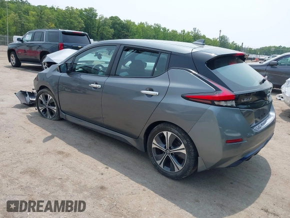 2020 Nissan LEAF SV with VIN 1N4AZ1CP0LC306567, listed as a IAAI auction lot 42429942 with 50,492 mi miles and . Bid and sale history available at DreamBid. Image 3.