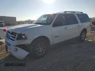 2008 Ford Expedition Max SSV with VIN 1FMFK15528LA74797, listed as a Copart auction lot 43156235 with 235,793 mi miles and Salvage title. Bid and sale history available at DreamBid. Image 1.