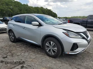 2022 Nissan Murano S with VIN 5N1AZ2AJ7NC123020, listed as a Copart auction lot 73141584 with 46,492 mi miles and Salvage Title. Bid and sale history available at DreamBid. Image 4.