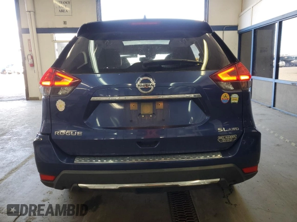 2017 Nissan Rogue S with VIN JN8AT2MV1HW028156, listed as a Copart auction lot 49515865 with 106,254 mi miles and Salvage Title. Bid and sale history available at carsss.com. Image 6.