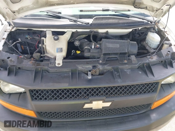 2014 Chevrolet Express Cargo Van with VIN 1GCWGFFA2E1103446, listed as a IAAI auction lot 42177760 with 91,232 mi miles. Bid and sale history available at carsss.com. Image 10.