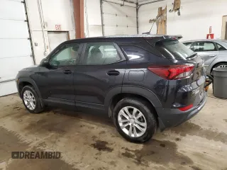 2021 Chevrolet TrailBlazer LS with VIN KL79MNSLXMB137101, listed as a Copart auction lot 78218284 with 25,975 mi miles and Salvage Title. Bid and sale history available at carsss.com. Image 2.