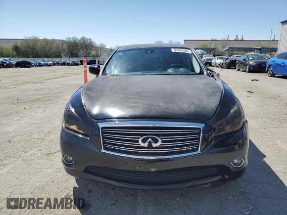 2013 Infiniti M37 with VIN JN1BY1AP7DM511547, listed as a Copart auction lot 52928405 with 116,278 mi miles and Salvage Title. Bid and sale history available at carsss.com. Image 5.