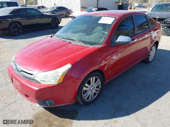 2010 Ford Focus SEL with VIN 1FAHP3HN2AW186578, listed as a IAAI auction lot 41410089 with 141,104 mi miles. Bid and sale history available at carsss.com. Image 2.