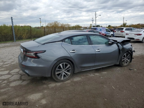 2022 Nissan Maxima SV with VIN 1N4AA6CV3NC503349, listed as a Copart auction lot 77304034 with 39,382 mi miles and Salvage Title. Bid and sale history available at carsss.com. Image 3.