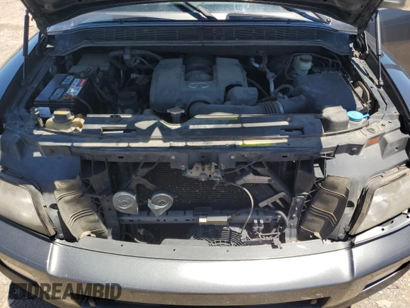 2006 Infiniti QX56 with VIN 5N3AA08C86N814864, listed as a Copart auction lot 57924084 with 120,210 mi miles and Salvage Title. Bid and sale history available at carsss.com. Image 12.