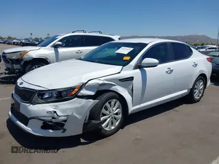 2015 Kia Optima EX z VIN 5XXGN4A72FG421289, wystawiony jako IAAI lot #42692024 z przebiegiem 91 000 mil mil oraz . Historia ofert i sprzedaży dostępna na DreamBid. Obrazek 6.