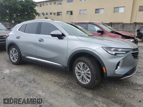 2023 Buick Envision Preferred with VIN LRBFZMR48PD167057, listed as a Copart auction lot 68310254 with 5,177 mi miles and Salvage Title. Bid and sale history available at DreamBid. Image 4.