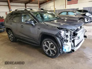 2021 Toyota RAV4 XSE with VIN JTMFB3FV5MD035494, listed as a Copart auction lot 61256085 with 54,940 mi miles and Salvage title. Bid and sale history available at DreamBid. Image 4.