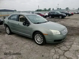 2008 Mercury Milan Premier with VIN 3MEHM08168R627378, listed as a Copart auction lot 59751325 with 102,795 mi miles and Salvage title. Bid and sale history available at DreamBid. Image 13.