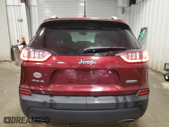 2019 Jeep Cherokee Altitude with VIN 1C4PJMLN9KD492310, listed as a Copart auction lot 54494755 with 109,733 mi miles and Non Repairable. Bid and sale history available at carsss.com. Image 6.