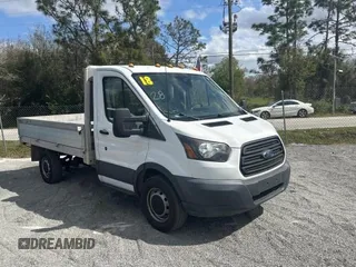 2018 Ford Transit with VIN 1FDYR5ZM6JKA80594, listed as a Copart auction lot 46126835 with 102,620 mi miles and Clean Title. Bid and sale history available at DreamBid. Image 1.