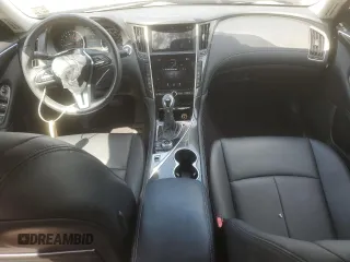 2020 Infiniti Q50 Pure with VIN JN1EV7AP6LM207293, listed as a Copart auction lot 60029065 with 43,872 mi miles and Salvage title. Bid and sale history available at DreamBid. Image 8.