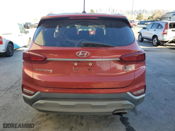 2020 Hyundai Santa Fe SE with VIN 5NMS2CAD9LH208095, listed as a Copart auction lot 85151444 with 206,090 mi miles and Salvage Title. Bid and sale history available at carsss.com. Image 6.