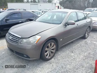 2007 Infiniti M45 Sdn with VIN JNKBY01E17M400971, listed as a IAAI auction lot 41689162 with 214,776 mi miles. Bid and sale history available at carsss.com. Image 2.