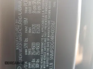 2024 Hyundai Santa Fe Hybrid Limited with VIN 5NMP3DG14RH003167, listed as a Copart auction lot 75871374 with 18,048 mi miles and Salvage Title. Bid and sale history available at carsss.com. Image 13.