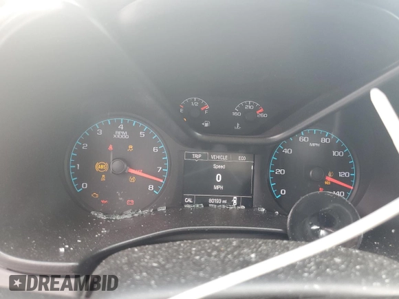 2016 Chevrolet Colorado 2WD WT with VIN 1GCHSBEA3G1344579, listed as a Copart auction lot 54007715 with 80,193 mi miles and Non Repairable. Bid and sale history available at DreamBid. Image 9.