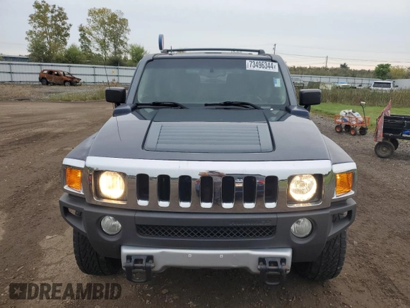 2008 Hummer H3 SUV with VIN 5GTEN13E588105398, listed as a Copart auction lot 73496344 with 132,122 mi miles and Clean Title. Bid and sale history available at carsss.com. Image 5.