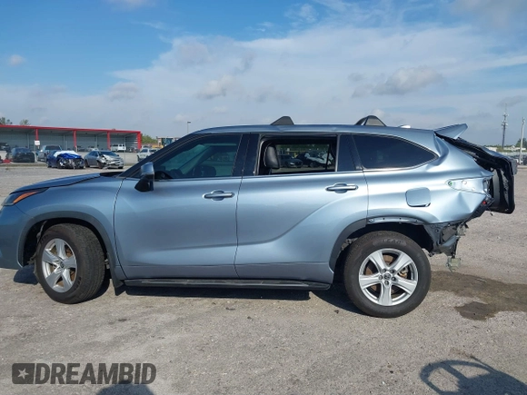 2021 Toyota Highlander L with VIN 5TDZZRAH2MS075954, listed as a IAAI auction lot 41711428 with 145,476 mi miles and . Bid and sale history available at DreamBid. Image 14.