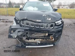 2022 Jeep Compass Limited with VIN 3C4NJDCBXNT150313, listed as a IAAI auction lot 41207215 with 44,415 mi miles and . Bid and sale history available at DreamBid. Image 6.