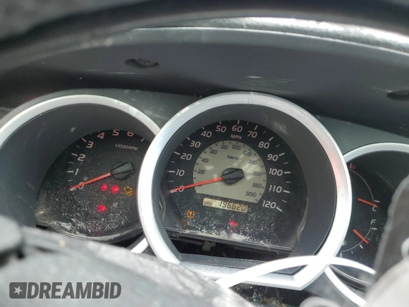 2010 Toyota Tacoma PreRunner with VIN 3TMJU4GN8AM102663, listed as a Copart auction lot 57782665 with 196,620 mi miles and Salvage title. Bid and sale history available at DreamBid. Image 9.