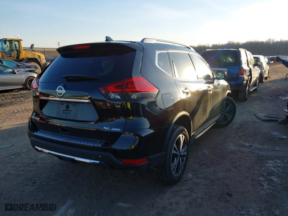 2018 Nissan Rogue S with VIN 5N1AT2MV2JC812117, listed as a IAAI auction lot 41760808 with 130,190 mi miles. Bid and sale history available at carsss.com. Image 4.