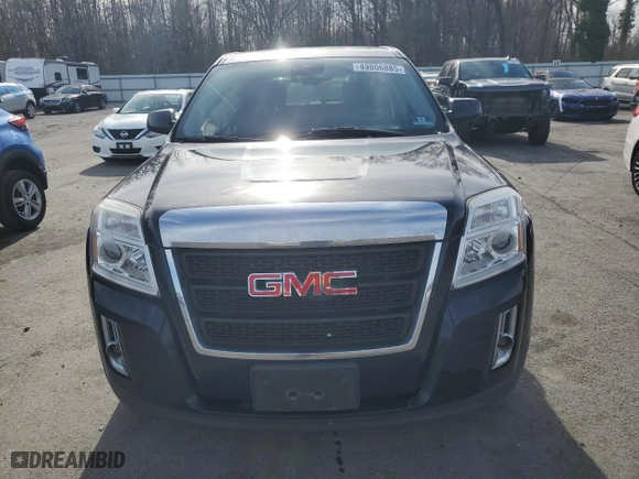 2015 GMC Terrain SLE with VIN 2GKFLVEK7F6305489, listed as a Copart auction lot 49806885 with 110,717 mi miles and Salvage Title. Bid and sale history available at carsss.com. Image 5.