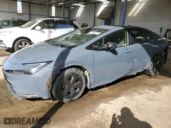 2023 Toyota Prius LE with VIN JTDACAAU6P3004937, listed as a Copart auction lot 52617065 with 9,073 mi miles and Non Repairable. Bid and sale history available at carsss.com. Image 1.