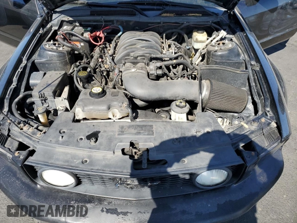 2008 Ford Mustang GT Deluxe with VIN 1ZVHT82H185138590, listed as a Copart auction lot 62861755 with 151,316 mi miles and Salvage title. Bid and sale history available at DreamBid. Image 11.