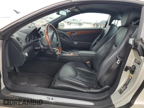 2003 Mercedes-Benz SL 500 with VIN WDBSK75F03F013873, listed as a Copart auction lot 55132305 with 91,417 mi miles and Clean title. Bid and sale history available at DreamBid. Image 7.