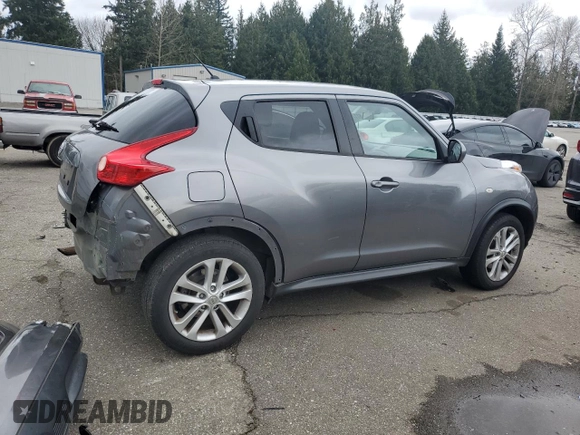 2014 Nissan Juke SV with VIN JN8AF5MV4ET480348, listed as a Copart auction lot 51174635 with 63,350 mi miles and Salvage Title. Bid and sale history available at DreamBid. Image 3.