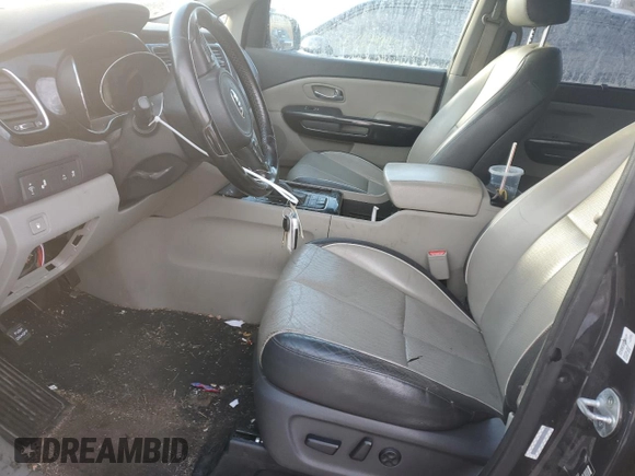 2015 Kia Sedona SX with VIN KNDMC5C15F6037710, listed as a Copart auction lot 89077365 with 165,143 mi miles and Clean Title. Bid and sale history available at carsss.com. Image 7.