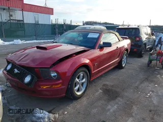2007 Ford Mustang GT Deluxe with VIN 1ZVFT85H575257339, listed as a IAAI auction lot 41250343 with 134,120 mi miles and . Bid and sale history available at DreamBid. Image 17.