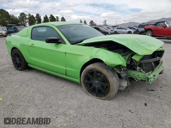 2014 Ford Mustang V6 with VIN 1ZVBP8AM5E5267551, listed as a Copart auction lot 56055935 with 153,842 mi miles and Salvage title. Bid and sale history available at DreamBid. Image 4.
