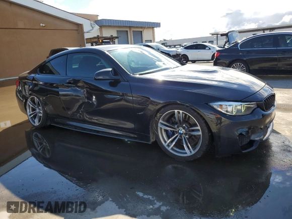 2019 BMW M4 with VIN WBS4Y9C57KAG67209, listed as a Copart auction lot 44204445 with 52,605 mi miles and Salvage Title. Bid and sale history available at carsss.com. Image 4.