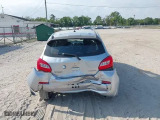 2018 Mitsubishi Mirage ES with VIN ML32A3HJ0JH001076, listed as a IAAI auction lot 41789085 with 73,698 mi miles. Bid and sale history available at carsss.com. Image 16.