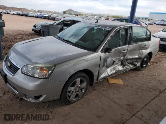 2006 Chevrolet Malibu LTZ with VIN 1G1ZU53866F245040, listed as a Copart auction lot 47761415 with 40,028 mi miles and Salvage Title. Bid and sale history available at DreamBid. Image 1.