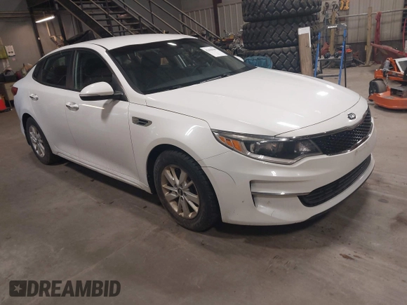 2016 Kia Optima LX with VIN 5XXGT4L32GG069476, listed as a IAAI auction lot 42696980 with 109,986 mi miles and . Bid and sale history available at DreamBid. Image 1.
