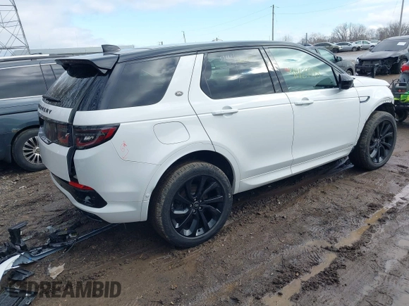 2021 Land Rover Discovery Sport S R-Dynamic with VIN SALCT2FX1MH898550, listed as a IAAI auction lot 41429948 with 89,611 mi miles. Bid and sale history available at carsss.com. Image 4.
